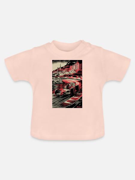 Die Nummero UNO - Baby Bio-T-Shirt mit Rundhals - Kristallrosa