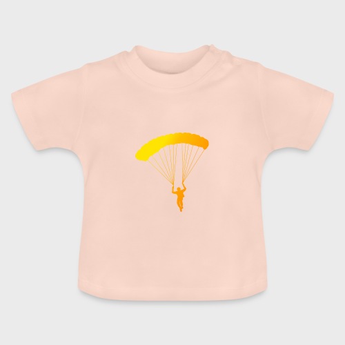 Colorfull Skydiver - Baby Bio-T-Shirt mit Rundhals