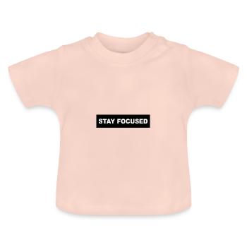Motivation - Baby Bio-T-Shirt mit Rundhals - Kristallrosa - Vorne