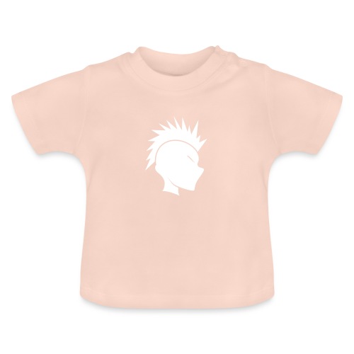 Cally Mohawk Logo - Baby Organic T-Shirt with Round Neck