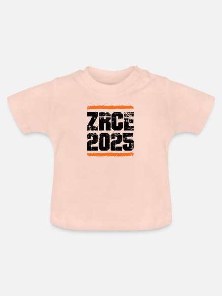 Zrce 2025 Team - Baby Bio-T-Shirt mit Rundhals - Kristallrosa