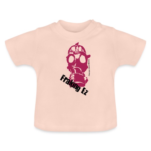 Anti - fraking - Camiseta orgánica para bebé con cuello redondo
