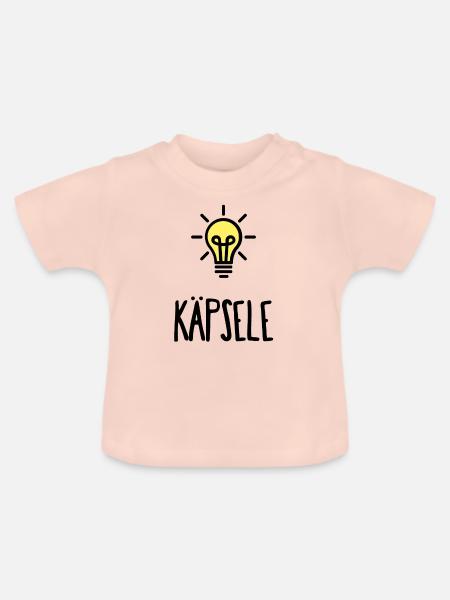 Käpsele - Baby Bio-T-Shirt mit Rundhals - Kristallrosa