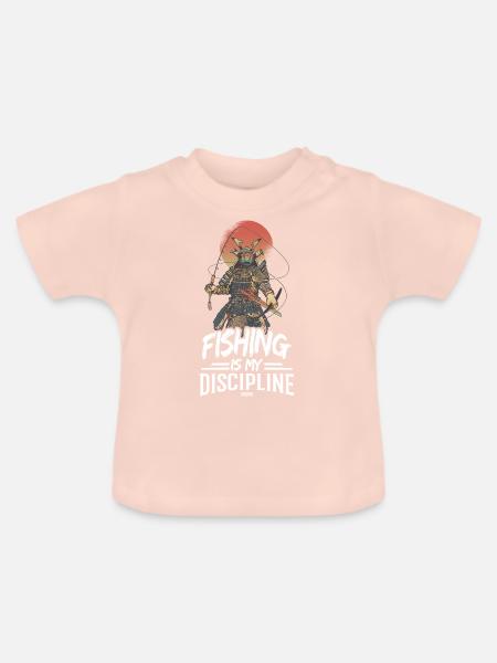 Angler - Baby Bio-T-Shirt mit Rundhals - Kristallrosa