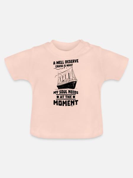 Kreuzfahrt - Baby Bio-T-Shirt mit Rundhals - Kristallrosa