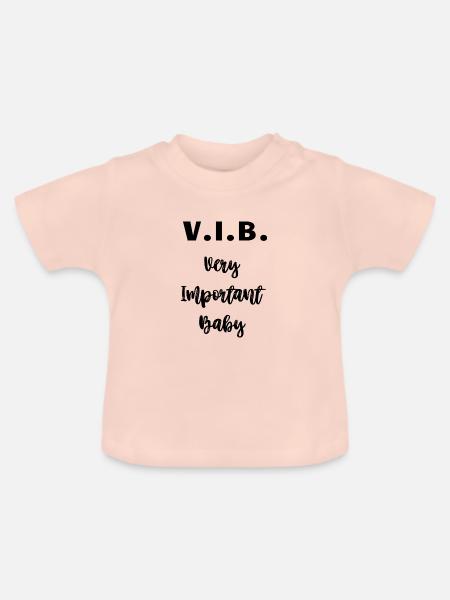 VIB - Baby Bio-T-Shirt mit Rundhals - Kristallrosa
