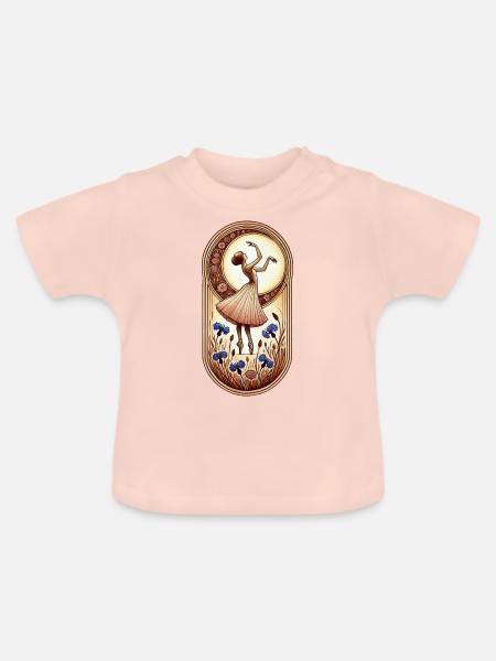 Ballerina - Baby Bio-T-Shirt mit Rundhals - Kristallrosa