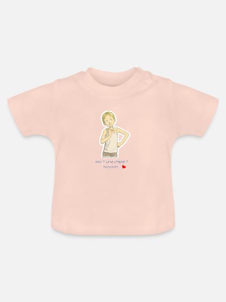 Das - Baby Bio-T-Shirt mit Rundhals - Kristallrosa