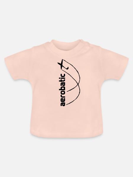 Segelkunstflug ASK21 Segelflieger gleiten Geschenk - Baby Bio-T-Shirt mit Rundhals - Kristallrosa