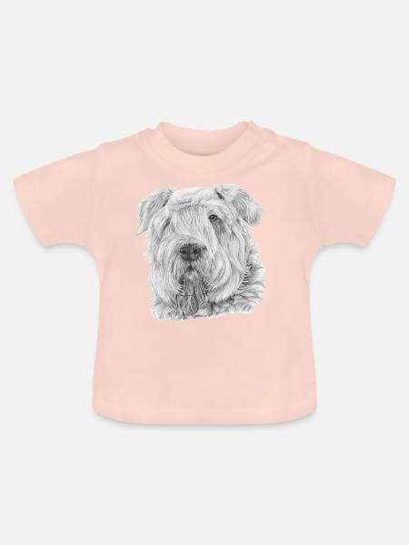 Bouvier Des Flandres - Baby Bio-T-Shirt mit Rundhals - Kristallrosa