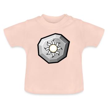 Element: Licht - Baby Bio-T-Shirt mit Rundhals - Kristallrosa - Vorne