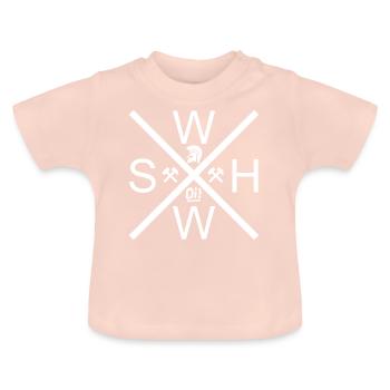 Skinheads Worldwide - Baby Bio-T-Shirt mit Rundhals - Kristallrosa - Vorne