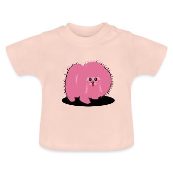 Chien chien doux Chihuahua pointu Meilleur ami - T-shirt bio col rond Bébé - rose cristal - Devant