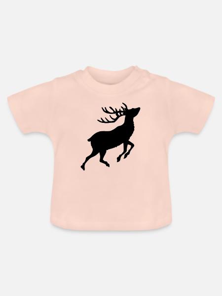 Deer - Baby Bio-T-Shirt mit Rundhals - Kristallrosa