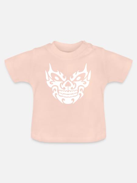 Dämonen Logo Nr.3 - Baby Bio-T-Shirt mit Rundhals - Kristallrosa