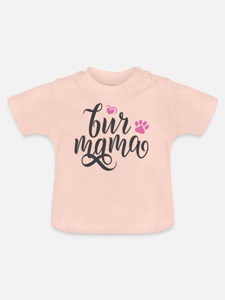 Für Mama - Baby Bio-T-Shirt mit Rundhals - Kristallrosa