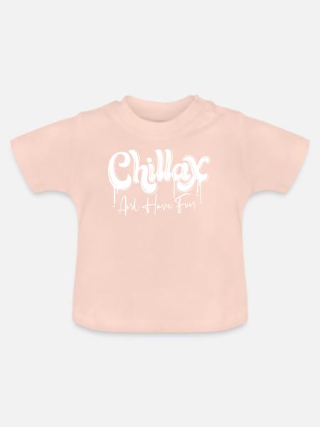 Chill - Baby Bio-T-Shirt mit Rundhals - Kristallrosa