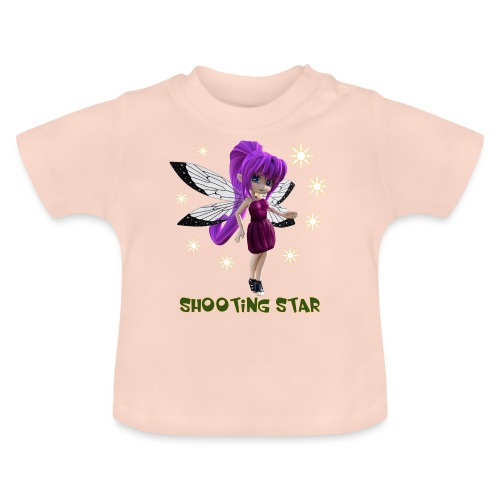 Shooting Star - Baby Bio-T-Shirt mit Rundhals