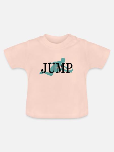jump - Baby Bio-T-Shirt mit Rundhals - Kristallrosa