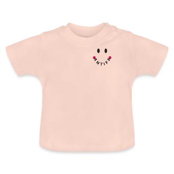 Friendly Antifa Original - Baby Bio-T-Shirt mit Rundhals - Kristallrosa - Vorne