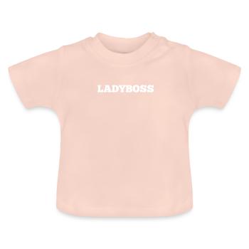 Lady patron - T-shirt bio col rond Bébé - rose cristal - Devant