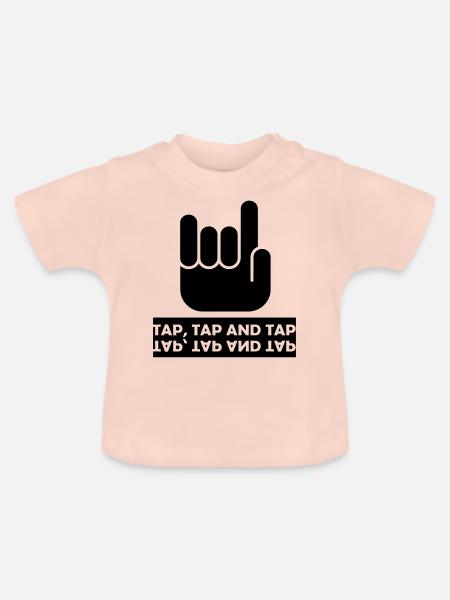 cursor - Baby Bio-T-Shirt mit Rundhals - Kristallrosa