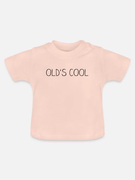 olds cool - Baby Bio-T-Shirt mit Rundhals - Kristallrosa