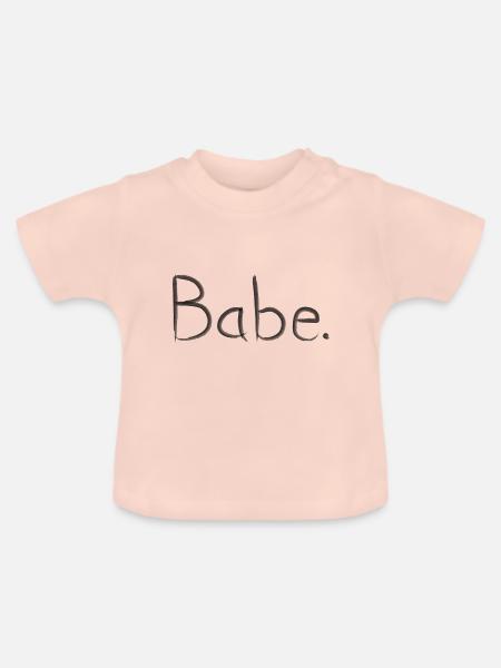 BABE - Baby Bio-T-Shirt mit Rundhals - Kristallrosa