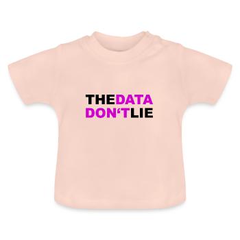 Data Datenschutz DSGVO Geschenk - Baby Bio-T-Shirt mit Rundhals - Kristallrosa - Vorne