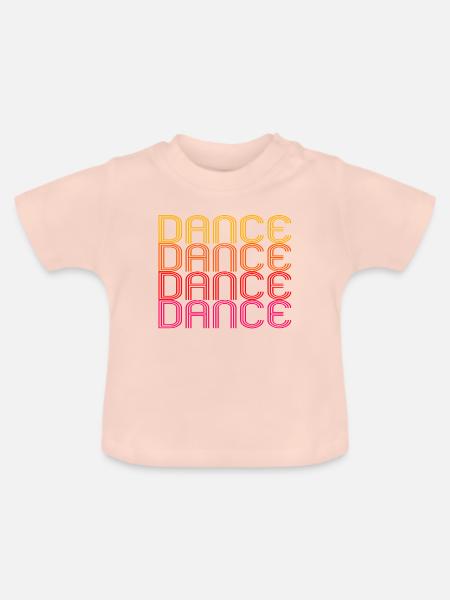 DANCE - Baby Bio-T-Shirt mit Rundhals - Kristallrosa