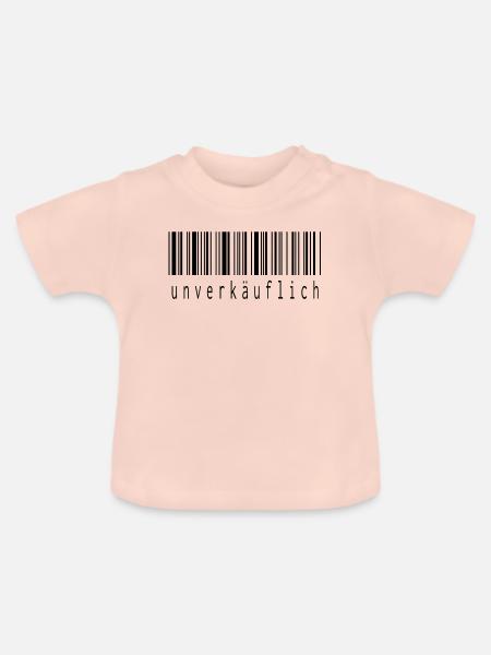 unverkäuflich - Baby Bio-T-Shirt mit Rundhals - Kristallrosa