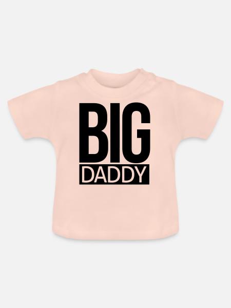 big daddy - Baby Bio-T-Shirt mit Rundhals - Kristallrosa