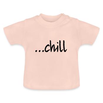 ... chill - Baby Organic T-Shirt with Round Neck - crystal pink - Front