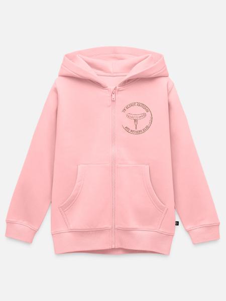 Aligot Wurst - Kinder Premium Organic Zip Hoodie - Rosa