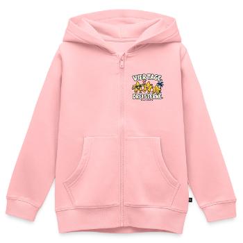 Vier Tage, drei Sterne – Mallorca - Kinder Premium Organic Zip Hoodie - Rosa - Vorne - AI Model Kid Female (0cm)