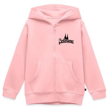Cologne Classic Dom - Köln mit Kölner Dom - Kinder Premium Organic Zip Hoodie - Rosa - Vorne - AI Model Kid Female (0cm)