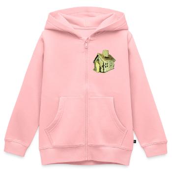 Backhaus - Kinder Premium Organic Zip Hoodie - Rosa - Vorne - AI Model Kid Female (0cm)