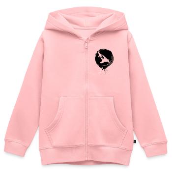 Island of Usedom Shirt - Kids Premium Organic Zip-up Hoodie - rose - Front - AI Model Kid Female (0cm)