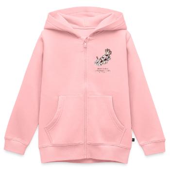 Peltodoris atromaculata, Fleckenmeer-Schönheit - Kinder Premium Organic Zip Hoodie - Rosa - Vorne - AI Model Kid Female (0cm)