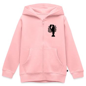 Hummer - Kinder Premium Organic Zip Hoodie - Rosa - Vorne - AI Model Kid Female (0cm)