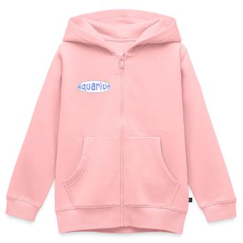 Aquarius Sign - Kinder Premium Organic Zip Hoodie - Rosa - Vorne - AI Model Kid Female (0cm)