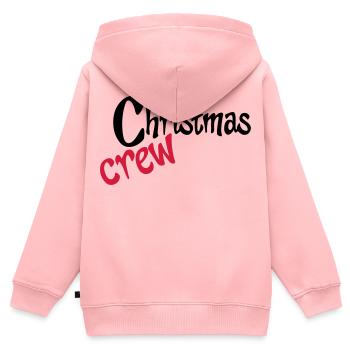weihnachten - Kinder Premium Organic Zip Hoodie - Rosa - Hinten - AI Model Kid Female (0cm)