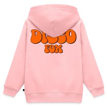 Disco Fox Tanz Tänzer Discothek Discofox tanzen - Kinder Premium Organic Zip Hoodie - Rosa - Hinten - AI Model Kid Female (0cm)