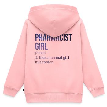 Apotheke Apotheke Apotheke Apotheke - Kinder Premium Organic Zip Hoodie - Rosa - Hinten - AI Model Kid Female (0cm)