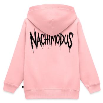 Nuit - Sweat Premium à capuche zippé enfant bio - rose - Dos - AI Model Kid Female (0cm)