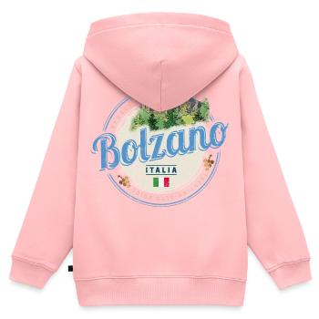 Bozen Trentino Südtirol Italien Vintage Souvenir - Kinder Premium Organic Zip Hoodie - Rosa - Hinten - AI Model Kid Female (0cm)