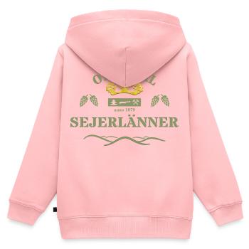 Original Sejerlänner Siegerländer  - Kinder Premium Organic Zip Hoodie - Rosa - Hinten - AI Model Kid Female (0cm)