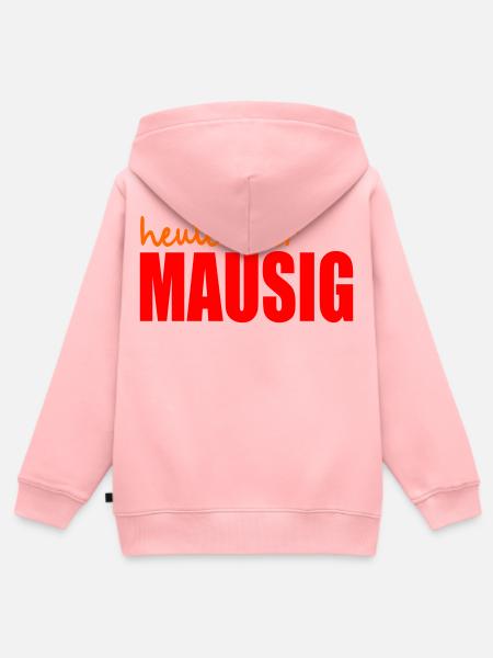 Persönlichkeit Freundschaft Maus - Kinder Premium Organic Zip Hoodie - Rosa