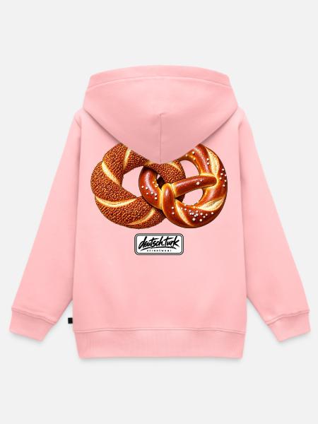 Simit & Brezel – deutschtürkisches Streetwear  - Kinder Premium Organic Zip Hoodie - Rosa