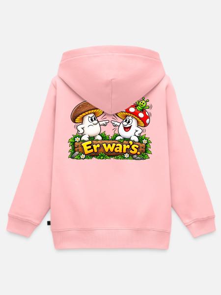file_0000000068ac820a9b94e5367a9f93a6 - Kinder Premium Organic Zip Hoodie - Rosa